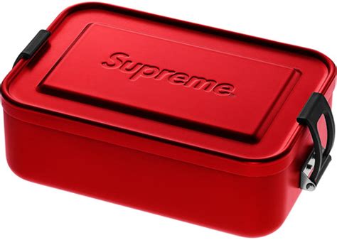 supreme small metal box dimensions|Supreme SIGG Small Metal Box Plus Red .